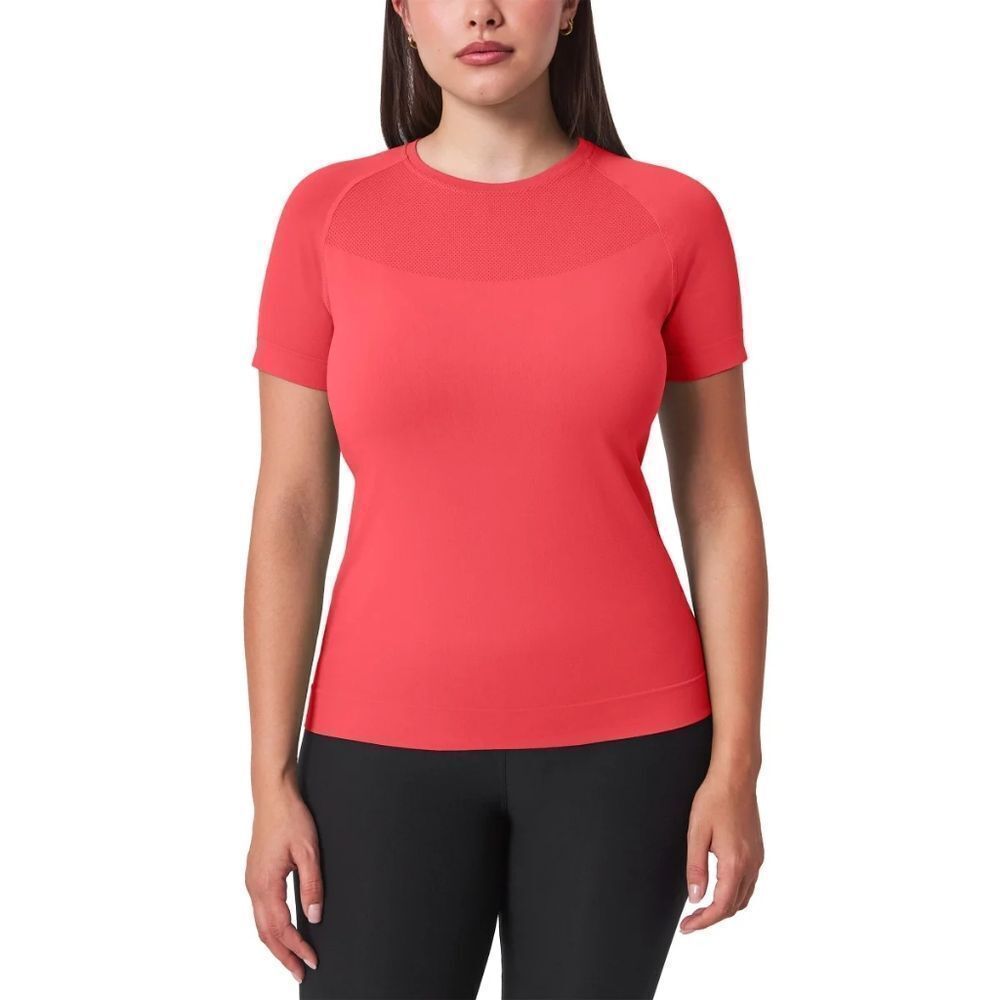 Mondetta Pink Fitted Active Short Sleeve Tee